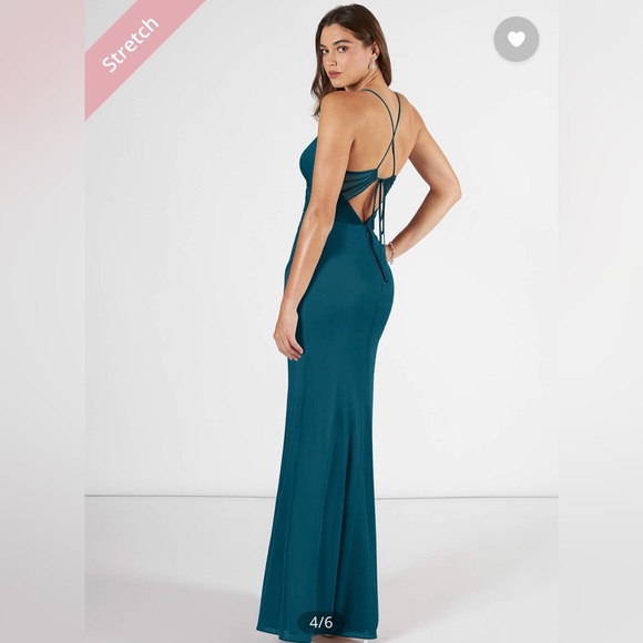 Azazie Kamali Ink Blue - Custom Size (6/8) - Picture 4 of 8